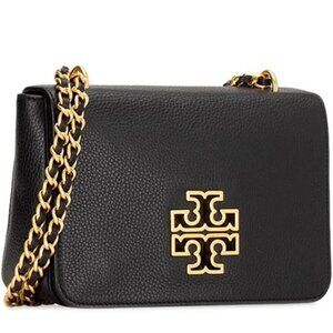 Tory Burch Women's Britten Adjustable Leather Shoulder Bag